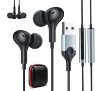 USB Cuffie con Cavo per PC Laptop,per PS 4 5 Ufficio Trasmissione dal Vivo