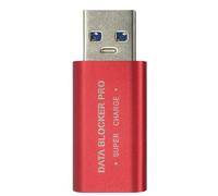 USB Data Blocker - Sicurezza di ricarica, protezione delle porte | Tablet Defender - Adattatore per protezione dati USB, dongle anti-hacking per stazioni di ricarica aeroportuali, scudo pubblico per