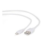 USB data sync and charging 8 pin cable, 2m (1 metres, White)