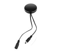 USB DC 5V Interruttore sensibile al tocco Pannello in legno penetrante Controllo dimmer a scansione manuale for luci a LED, luci COB(DC-black)