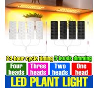 USB DC5V LED Pianta Coltiva La Luce Spettro Completo Quantum Board Lampada di Coltivazione 1/2/3/4 Testa Dimmerabile 8/12/16 Ora di Temporizzazione Accensione/Spegnimento Automatico