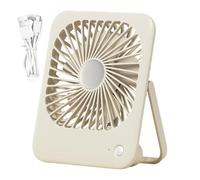 USB Desk Fan, Powered Cooling Fan, 3 Speed Portable Air Circulator, Mini Personal Table Blower, for Traveling Home Bedroom Office Camping Road Trip Tent Car Beach Men Women Summer Cooling Comfort Use