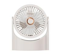 USB Desk Fan - Quiet Wind Desktop Personal Fan | Rechargeable Table Fan for Bedroom | 180 Degree Rotation Table Cooler Hangable Blower Personal Desktop Fans