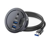 USB Dock Splitter USB3.0 Dock Multi USB Adattatore Porta Expander Lettore di schede di memoria Porta USB3.0 Per PC Laptop Accessori