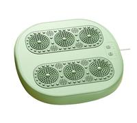 USB Electric Foot Massager, Warm Quiet Under Desk Foot Rest, Rechargeable Relaxation Device for Home, Office, Indoor Rooms, Family, Women, Adults, Stress Relief, Circulation Boost, Comfortable Foots