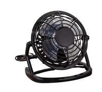 USB Fan For Desk - Small Portable Quiet Air Circulator, 4 pollici Mini Electric Breeze Fan | Compact Desktop Cooling Gadget For Travel Office Bedroom Home Use, Silent Airflow Machine For Daily Comfort