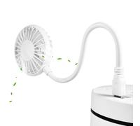 USB Fan Portable, Rechargeable Desk Cooler, Quiet Personal Device, Flexible Bendable Neck Design, 1-Pack Mini Size, for Tent Car Offices Bedroom Camping Beach Dorm Outdoor Use