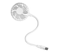 USB Fan Portable Rechargeable, Quiet Personal Desk Fan 13.39x3.15 inches, Flexible Neck Bendable Design with Adjustable Speed for Camping Tent Car Bedroom Beach Outdoor Travel Use