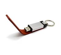 USB Flash Drive 2.0 6 4 GB, 6 Colore in Pelle +Catena Chiave Modello USB Flash Drive Mini Memory Stick Waterproof Drive for PC Tablet for Computer Portatili (Capacity : 64GB, Color : Brown5)