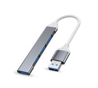 (USB-Grigio)USB C HUB 3.0 Type C 3.1 Adattatore multi splitter a 4 porte compatibile OTG Lenovo MacBook