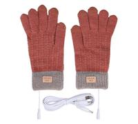 USB Hand Warmer Gloves - Touch-Screen USB ricaricabile moto guanti, Knitting Wool Hand Warmer | for Driving, Biking, Running, Skiing, Snowboarding Outdoor Sports