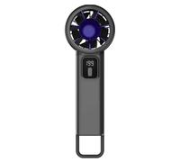USB Handheld Fan - Ricaricabile Cooling Device, 5 Speed Adjustable Wind with Foldable Compact Design for Easy Storage and Portability Lightweight Build with Long Battery Life for Indoor Outdoor