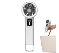 USB Handheld Fan - Ricaricabile Cooling Device, 5 Speed Adjustable Wind with Foldable Compact Design for Easy Storage and Portability Lightweight Build with Long Battery Life for Indoor Outdoor