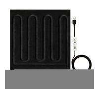 USB Heated Blanket - Portable Electric Warmth Throw for Adults, Quick Heat Response Layer with Safe Temperature Control and Compact Foldable Design, Ideal for Dorms Travel Camping Car Seats Home