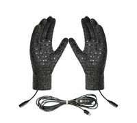 USB Heated Gloves, Touchscreen Winter Mitts, 3 Mode Thermal Warming Gear, 8.27x4.33 Inches, Windproof Heated Clothing for Cycling, Skiing, Snowboarding, Hiking, Driving, Cold Weather Use