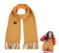 USB Heated Scarf, Heated Scarf, Solid Color USB Neck Wrap, 3 Temperature Neck Heating Pad, Smart Electric Heating Scarf, USB Neck Heating Pad, Indoor and Outdoor Heated Scarf