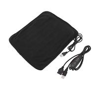 USB Heating Pad, Warm Relief Mat Cozy Heat Mat Soft Thermal Pad with Multi Level Temp Auto Shutoff Microplush for Shoulder Neck Back Waist (Black)