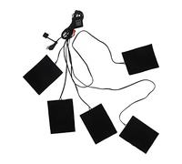 USB Heating Pad Washable and Sewable, Carbon Fiber Electric Heater Pad with 3 Adjustable Temperature Levels, Soft Silicone Wire, for Waist Back Neck Abdomen and Pet Bed, 5V DC