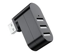 USB Hub 3 Port, High Speed Data Adapter, Multiport Computer Splitter | Compact Laptop Connectivity Extension | Portable Peripheral Expansion Device, Desktop Notebook Accessories for Keyboard Mouse
