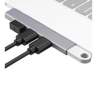 USB Hub 4 Port, Portable USB Splitter Multiport Adapter, High-Speed Cord 3.0 Expander For Desktop Laptop Flash Drives Printers Keyboards And PC Peripherals, Compact Design For Easy