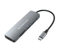 USB Hub Conceptronic 110517507201 Grey