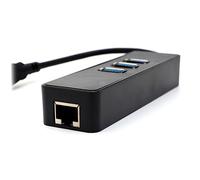 Usb Hub Ethernet Adapter Gigabit Usb to Lan Per e Nero Adattatore Di Rete Veloce Per Desktop e Laptop