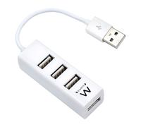 Usb Hub Ewent Ew1122 White 3600 W NUOVO