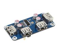 USB HUB HAT (B) compatibile con Raspberry Pi Zero/Zero 2W/Zero W/Zero WH 4 porte USB 2.0