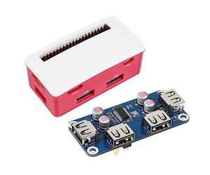 USB HUB HAT Scheda di Espansione Starter Per RPI 0 2 W WH 3A 3B Plus 3 Modello B 4 4B Accessori Box