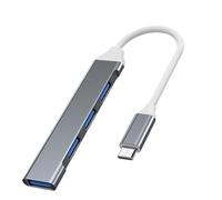 Usb Hub, High-Speed 4-Port Multipurpose Data Splitter, Portable Usb Adapter Expander for Desktop, Laptop, Flash Drive, Hdd, Console, Printer, Pc, and Keyboards