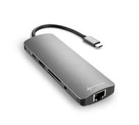USB Hub Sharkoon 4044951026739 Grey Dark grey