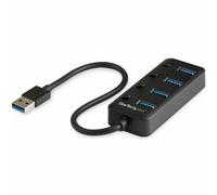 Startech Hub Usb3.0 A 4 Porte 4x Usb-a Con Swith One Size Black