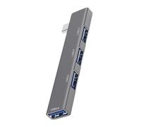 USB Hub - USB Splitter | USB Adapter | USB Port Expander 4 Port USB Splitter USB Hub With Fast Charging Port USB Adapter Multiport Expander For Desktop, Laptop, Flash Drive, Printer, PC & Keyboards
