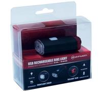 usb luce anteriore - posteriore a led per bicicletta (anteriore) per casco 3 modalità P2R 200 Lumens Nero