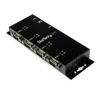 Startech 4 Port Usb To Db9 Rs232 Serial Adapter Nero