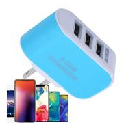 USB Multiport Charger,3 Ports Glowing USB Charging Block Multiple Ports | Glowing Intelligent USB Plug For Smartphone, Home