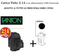 USB NERO COMP.GEWISS PLAYBUS ALIMENTATORE PRESA IPAD IPHONE
