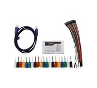 USB per analizzatore logico 16-Ch 100MHz per Embedded Debug USB per | Visualizzazione della forma d'onda in tempo reale, visualizzazioni ASCII binarie esadecimali, larghezza di impulso min 20ns