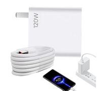 USB Plug - Charger Adapter | Fast Charging Plug | USB Charging Station Electronics Product Accessories | Fast Charger Block with 120W Charging Cable USB Charger for Business Trip Offices Phone