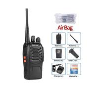 (USB Plug1-Air Bag) BF888s Radio bidirezionale portatile a 16 canali a doppia frequenza 1/2 pezzi Baofeng