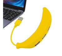 USB Port Hub | USB 2.0 Hub Splitter 4-Port Adapter,Banana Shape
