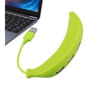 USB Port Hub | USB 2.0Hub Splitter 4-Port Adapter,Banana Shape USBSplitter, Expander Hub Type C Adapter, Faster Data Transfer For PC, Laptop, Drive, Camera