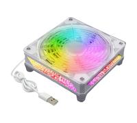 USB Portable Cooling Fan - Efficient Quiet Computer Accessories | Sturdy Reliable Laptop Cooling Pad | For Tablet TV Receiver Router Industrial Chassis, Decorative Lights USB Fan For Computer Host
