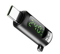 USB Power Monitor - Mini Voltage Current Detector for USB Ports | Easy Read Display with Plug In Design, Diagnostic Tool for Smartphones Tablets Chargers and Electronics 1.42x0.51x0.51 in