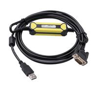 USB-PPI for cavo di programmazione PLC S7-200 Simatic Adattatore da USB a RS485 Linea di download dati PPI (Color : Black Yellow Version)