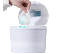 USB rechargeable 3L sensor trash can features touch and motion activation f