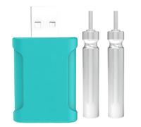 USB Rechargeable CR425 Fishing Float Batteries and Charger Combo Set | Convenient USB-Powered Charging Kit with 2 Batteries and 1 Charger, Standard 3.7V Voltage with 14mAh Capacity for Night Float