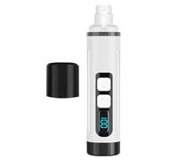 USB Rechargeable Dog Nail Grinder, Ergonomic Electric Dogs Nail Trimmer, Paws Grooming Nail Clippers, Digital Display Nails Grinder 1.77x6.61" for Cats, Kittens, Dogs, Puppies (Black and White)