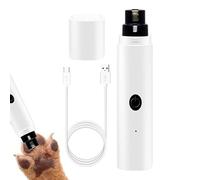 USB Rechargeable Dog Nail Grinder | Portable Pet Claw Care Tool | Safe and Efficient Nail Clippers for Dogs, Puppies, Cats and Kittens | Rechargeable Nail Grinder for Home Use