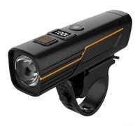 USB Ricaricabile Bike Faro LCD Display Notte | Lo schermo LCD mostra esattamente la percentuale di batteria, ricarica rapida USB-C, previene improvvise perdite di potenza